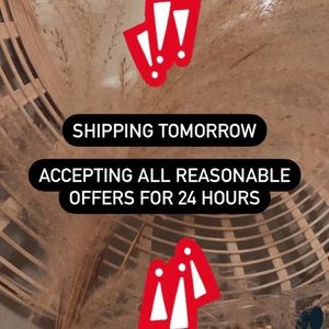 Closet clear out! Accepting all reasonable offers for 24 hrs! Ready, set, shop!